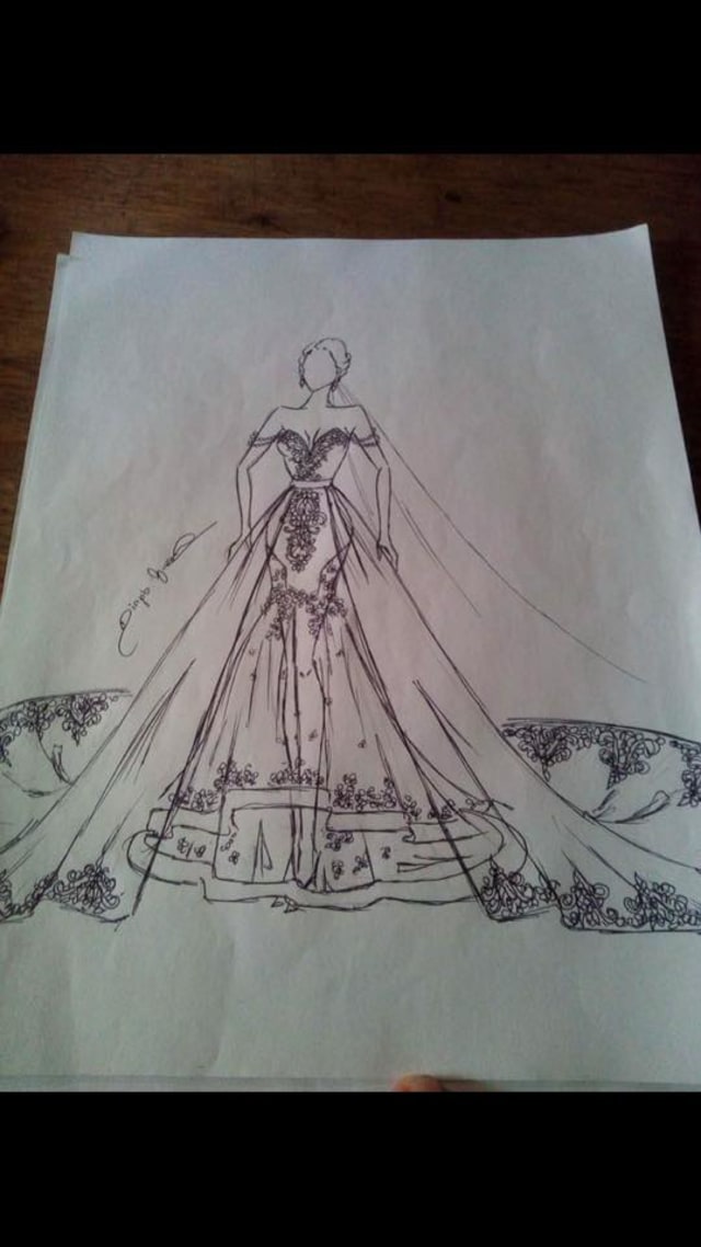 Gaun Pengantin (Foto: Facebook/Mhayo B. Arguelles)