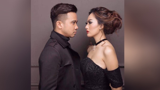 Roby 'Geisha' dan Cinta Ratu Nansya. (Foto: Instagram @robintalovers)