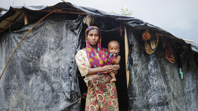 Pengungsi Rohingya (Foto: ANTARA FOTO/Akbar Nugroho Gumay)