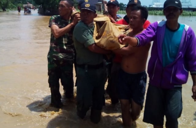Banjir di Losari Brebes Telan Korban Jiwa