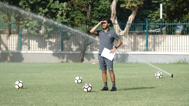 Pelatih Timnas Indonesia, Luis Milla (Foto: Nugroho Sejati/kumparan)