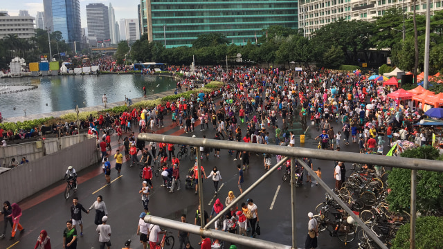 Car Free Day semakin ramai (Foto: Raga Imam/kumparan)