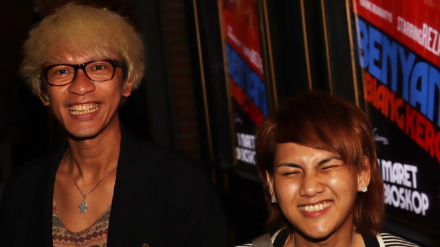 Aming dan Evelyn (Foto: Munady Widjaja)