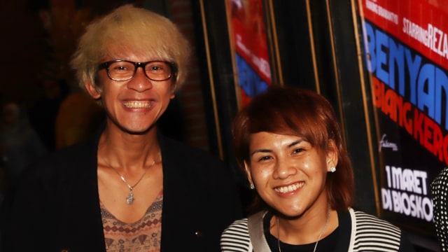 Aming dan Evelyn Foto: Munady Widjaja