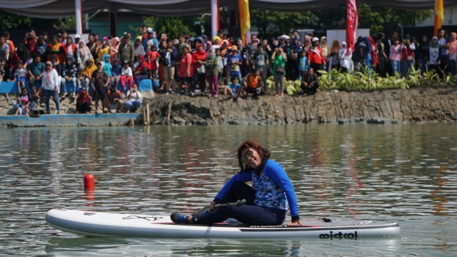 Susi Pudjiastuti di Festival Danau Sunter (Foto: Iqbal Firdaus/kumparan)