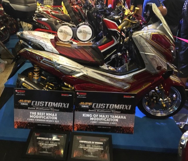 Juara Customaxi NMax (Foto: Alfons Hartanto/kumparan)