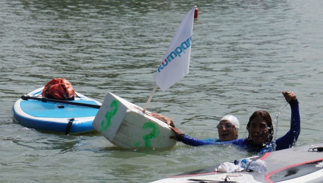 Susi Pudjiastuti di Festival Danau Sunter (Foto: Fanny Kusumawardhani/kumparan)