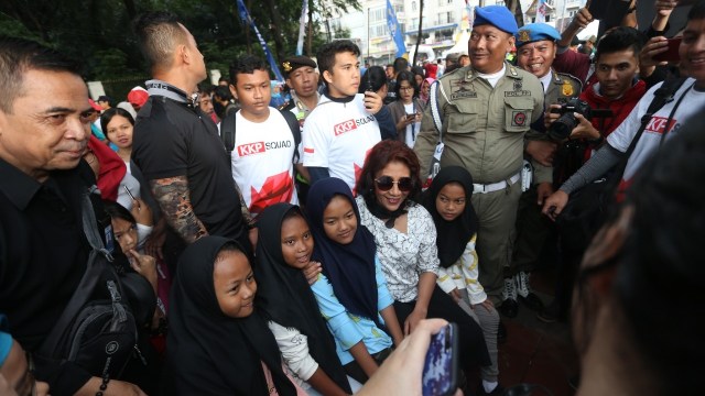 Susi Pudjiastuti di Festival Danau Sunter (Foto: Aditia Noviansyah/kumparan)