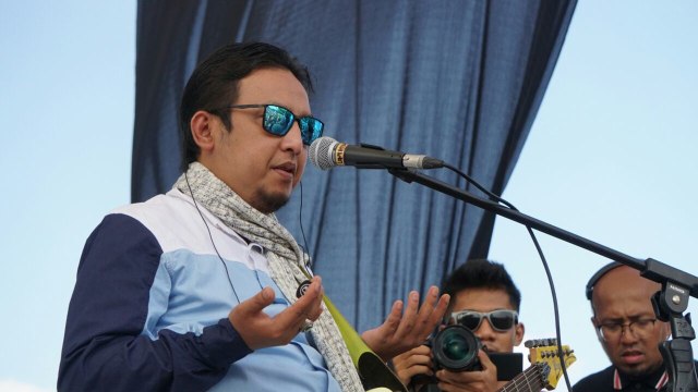 Band Wali di Festival Danau Sunter (Foto: Iqbal  Firdaus/kumparan)