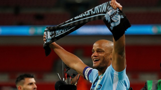 Kapten Manchester City, Vincent Kompany. Foto: REUTERS/Peter Nicholls