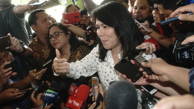 Pengacara Ahok, Fifi Letty di PN Jakut (Foto: Irfan Adi Saputra/kumparan)