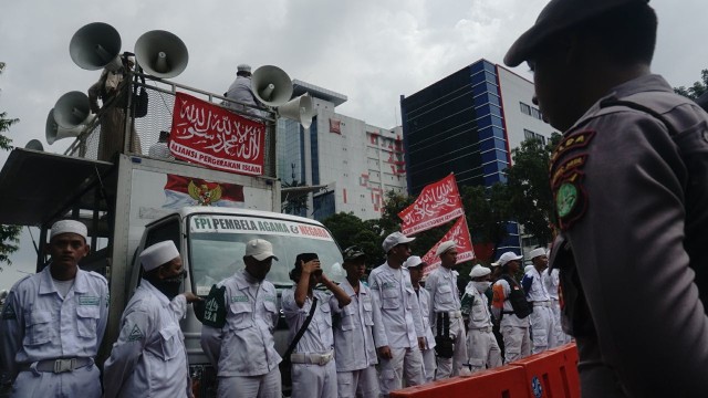 Unjuk Rasa di Sidang Peninjauan Kembali, Ahok (Foto: Irfan Adi Saputra/kumparan)