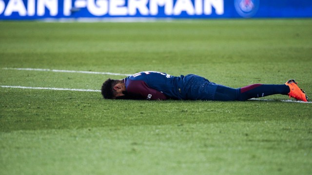Penyerang PSG, Neymar. (Foto: GEOFFROY VAN DER HASSELT/AFP)