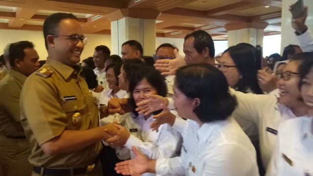 Anies Baswedan Lantik PNS Pemprov DKI Jakarta (Foto: Nabilla Fatiara/kumparan)