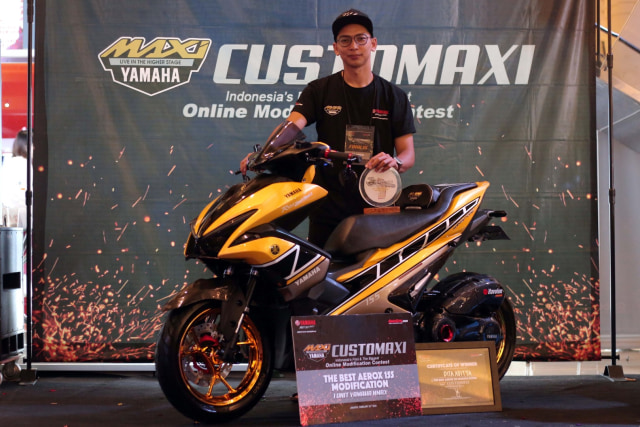 Best Aerox Customaxi (Foto: dok: YIMM)