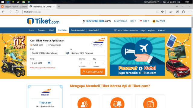 Pengalaman Mudik Lebaran Membeli Tiket Kereta Api (TIKET.COM) (1)