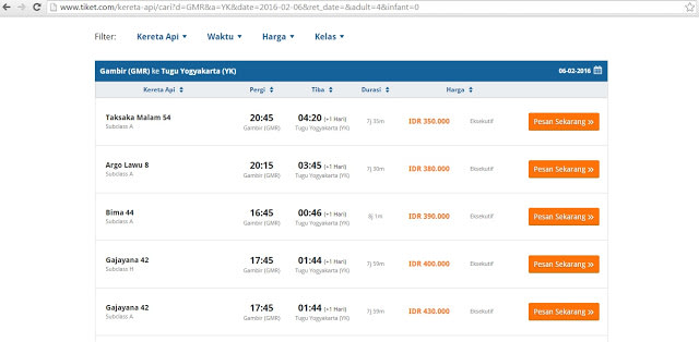 Pengalaman Mudik Lebaran Membeli Tiket Kereta Api (TIKET.COM) (2)