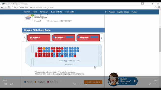 Pengalaman Mudik Lebaran Membeli Tiket Kereta Api (TIKET.COM) (5)