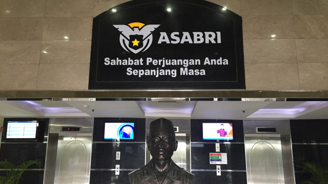 Gedung PT ASABRI Foto: Selfy Sandra Momongan/kumparan