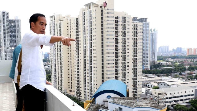 Kunjungan Presiden Joko Widodo ke Atlet Vilage (Foto: Media INASGOC)