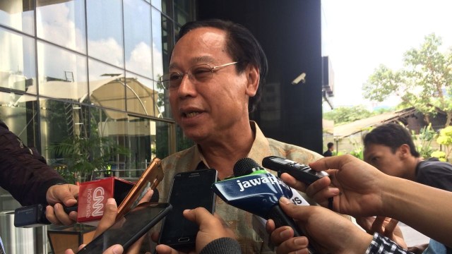 Djan faridz di gedung KPK (Foto: Aprilandika Pratama/kumparan)