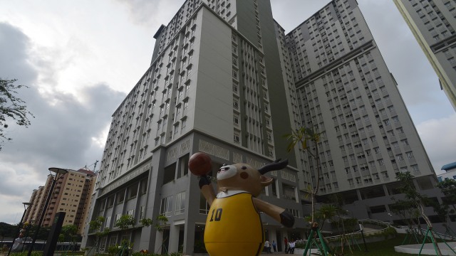 Kawasan Wisma Atlet Kemayoran (Foto: ANTARA FOTO/Wahyu Putro A)