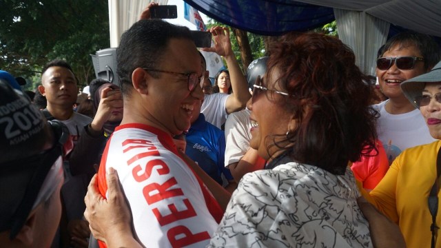 Anies dan Susi di Festival Danau Sunter (Foto: Jamal Ramadhan/kumparan)