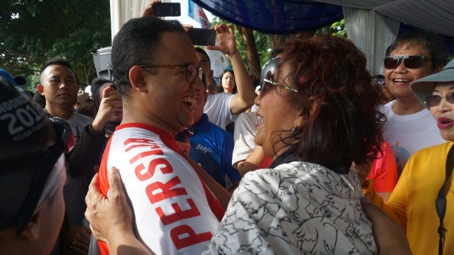 Anies dan Susi di Festival Danau Sunter (Foto: Jamal Ramadhan/kumparan)