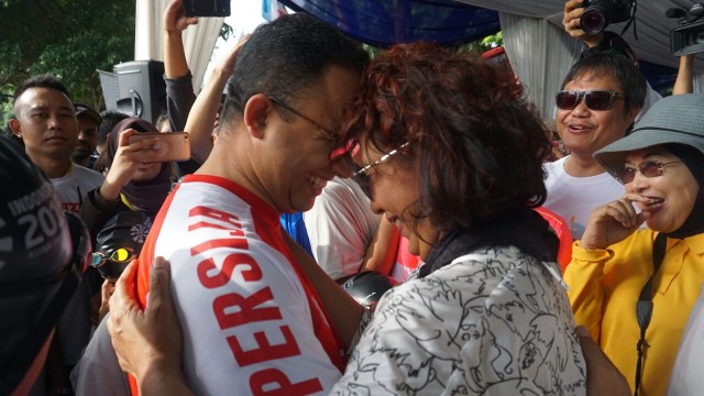 Anies dan Susi di Festival Danau Sunter (Foto: Jamal Ramadhan/kumparan)