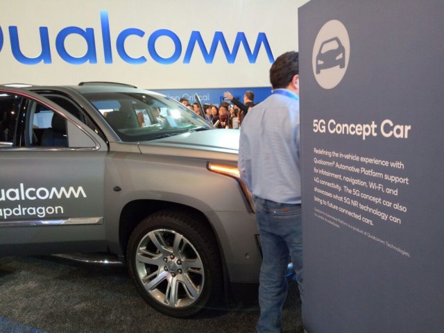 Mobil otonom 5G Qualcomm. (Foto: Rachmadin Ismail/kumparan)