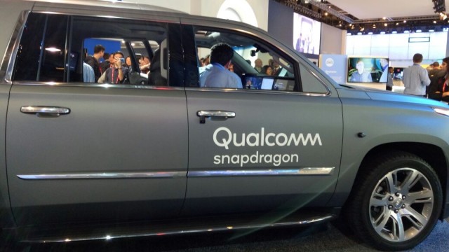 Mobil otonom 5G Qualcomm. (Foto: Rachmadin Ismail/kumparan)