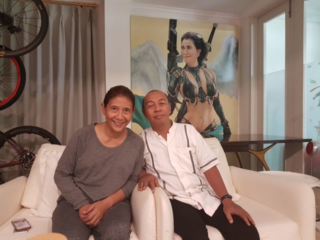 Cak Ali foto bareng Menteri Susi (Foto: istimewa)