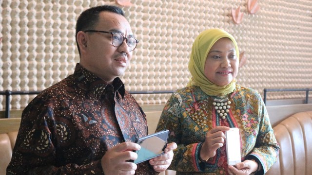 Sudirman Said bersama Ida Fauziah. (Foto: Dok. Sudirman Said)
