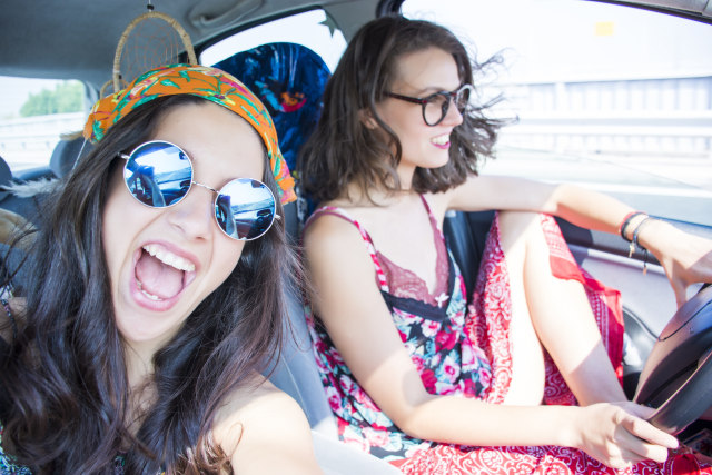com-Selfie di dalam mobil (Foto: Thinkstock)