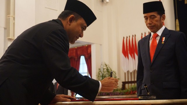 Pelantikan Kepala BNN Baru di Istana (Foto: Yudhistira Amran/kumparan)