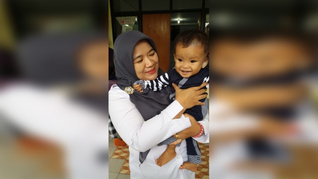 Kondisi terkini bocah lemas di alfamart (Foto: Dinsos DKI)