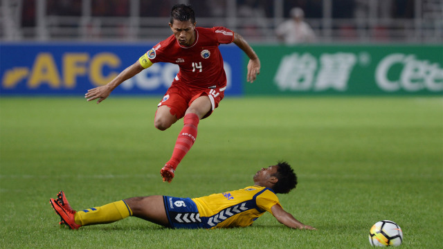 Pemain Persija Jakarta Ismed Sofyan (Foto: ANTARA FOTO/Akbar Nugroho Gumay)