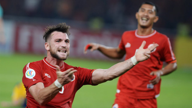 Pemain Persija Jakarta Marko Simic (Foto: ANTARA FOTO/Akbar Nugroho Gumay)