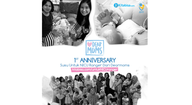 Dear Moms Campaign: Susu untuk NICU Ranger (Foto: Indovidgram)
