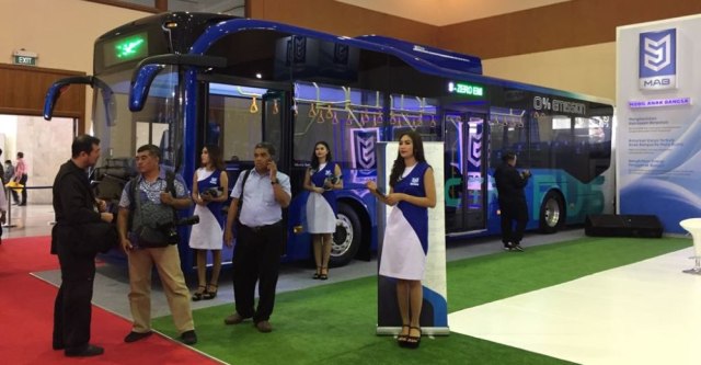 Bus Listrik Mobil Anak Bangsa (Foto: Gesit Prayogi/kumparanOTO)