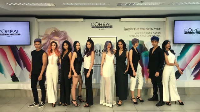 Seluruh model Colourful Hair (Foto: Stephanie Elia/kumparan)