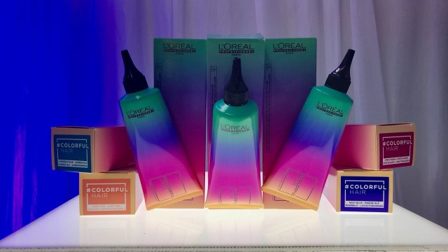Colourful Hair dari L’Oreal Professionnel (Foto: Stephanie Elia/kumparan)
