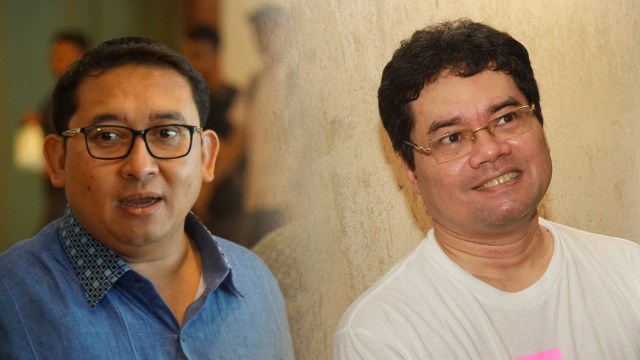 Fadli Zon dan Ananda Sukarlan. (Foto: Intan Alfitry Novian/kumparan dan Munady)