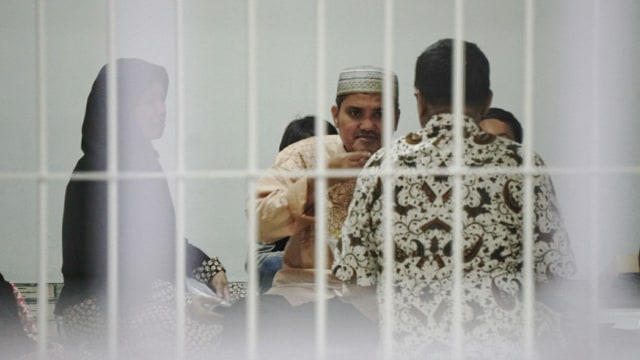 Jonru di PN Jakarta Timur (Foto: Irfan Adi Saputra)