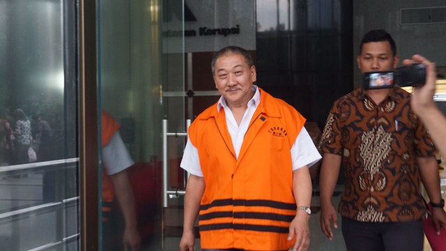 Wilhelmus tersangka kasus suap Bupati Ngada (Foto: Fitra Andrianto/kumparan)