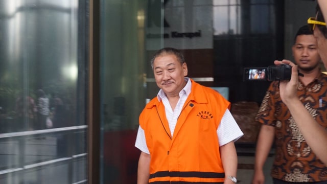 Wilhelmus tersangka kasus suap Bupati Ngada (Foto: Fitra Andrianto/kumparan)