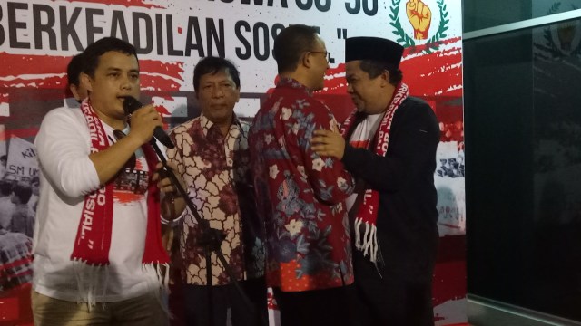 Anies dan Fahri Hamzah di Temu Kangen Aktivis (Foto: Nabilla Fatiara/kumparan)