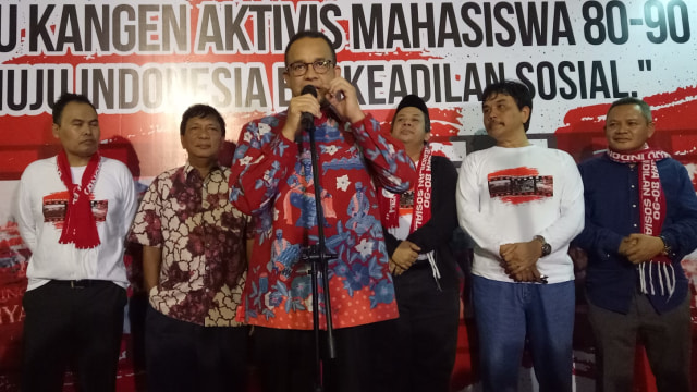 Anies di Acara Temu Kangen Aktivis (Foto: Nabilla Fatiara/kumparan)
