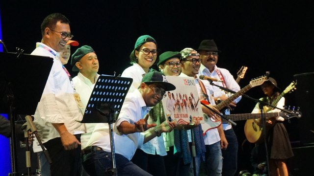 Elek Yo Band di BNI JJF 2018. (Foto: Yudhistira Amran Saleh/kumparan)