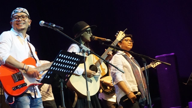 Elek Yo Band di BNI JJF 2018. (Foto: Yudhistira Amran Saleh/kumparan)